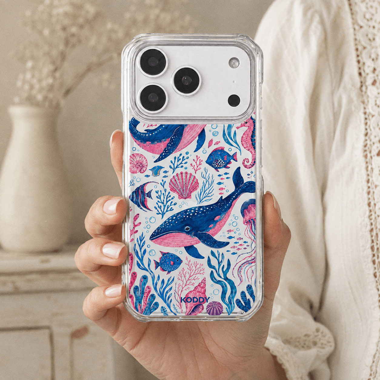 Under the Sea Clear Phone Case-KODDY aesthetic iphone case UK