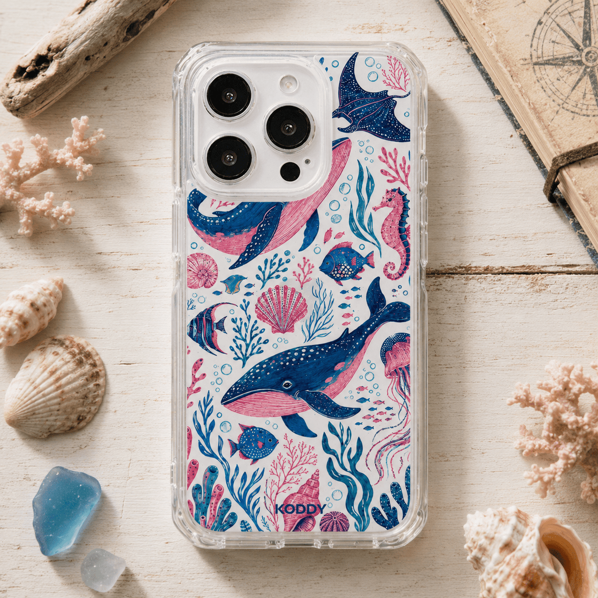 Under the Sea Clear Phone Case-KODDY aesthetic iphone case UK