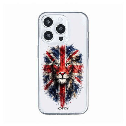 Union Jack Lion UK Phone Case-KODDY aesthetic iphone case UK
