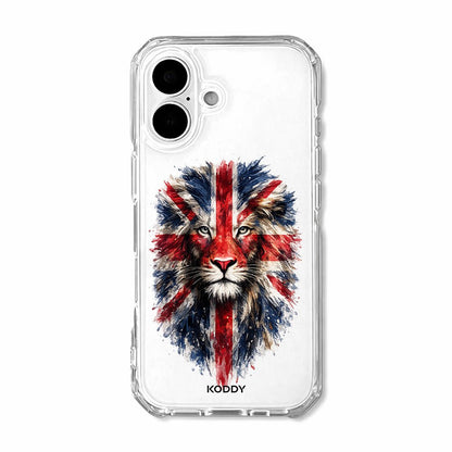 Union Jack Lion UK Phone Case-KODDY aesthetic iphone case UK