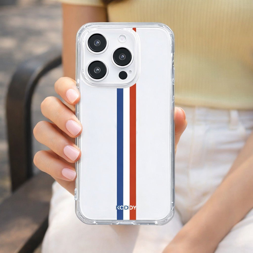 Vintage Motor Racing Stripe Phone Case-KODDY aesthetic iphone case UK