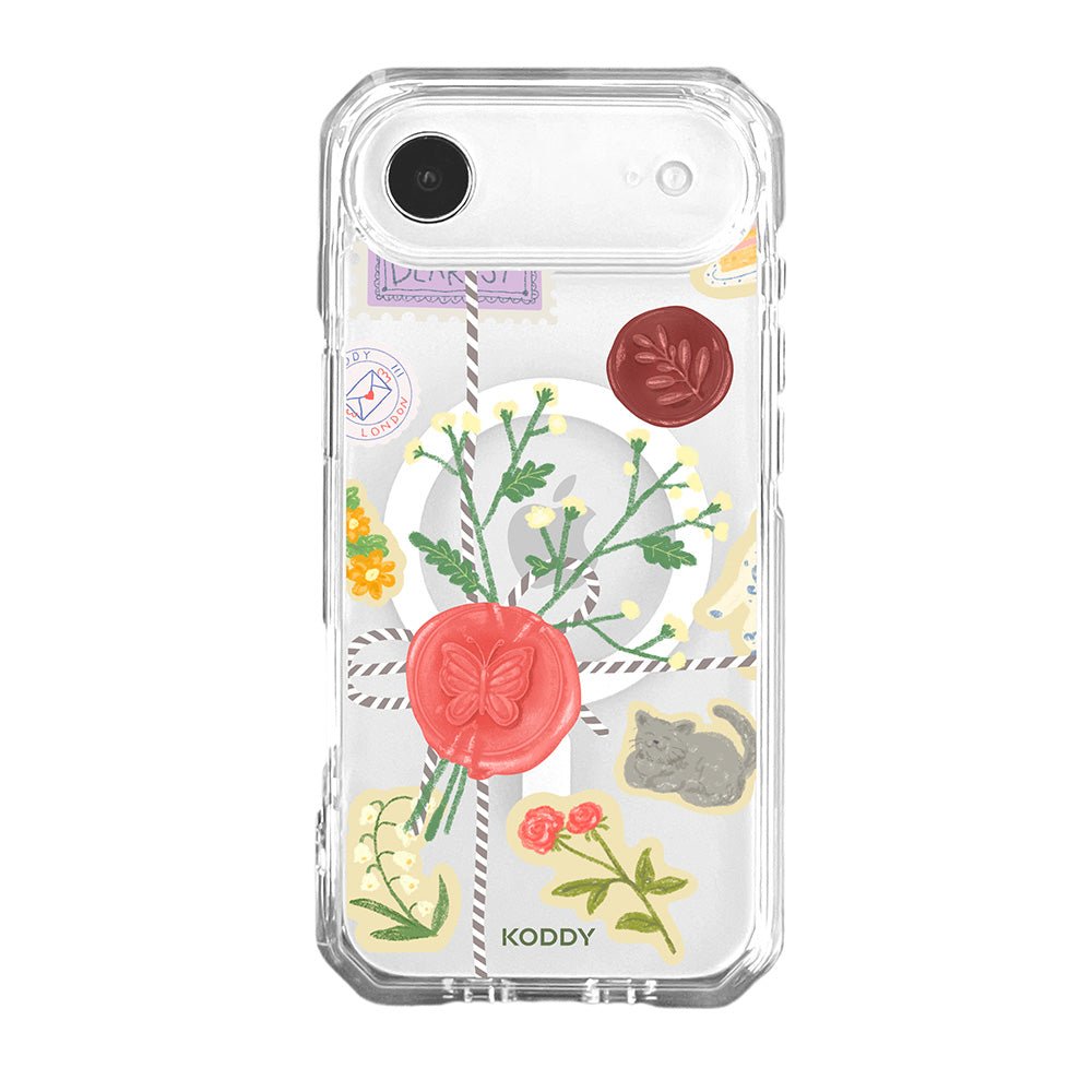 Wax Seal Gift Clear Phone Case-KODDY aesthetic iphone case UK