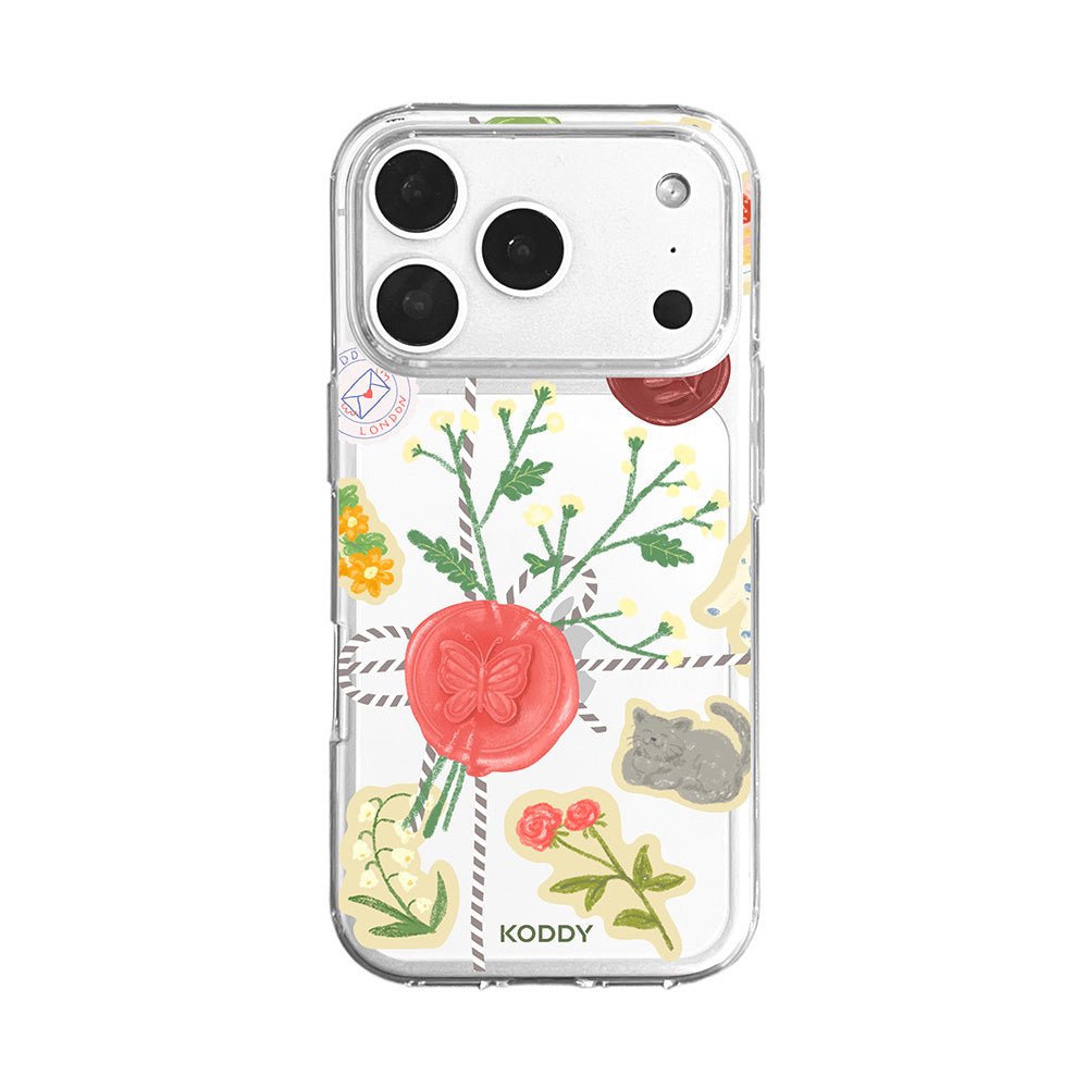 Wax Seal Gift Clear Phone Case-KODDY aesthetic iphone case UK