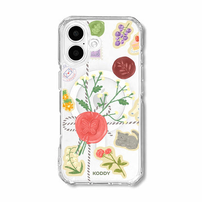 Wax Seal Gift Clear Phone Case-KODDY aesthetic iphone case UK