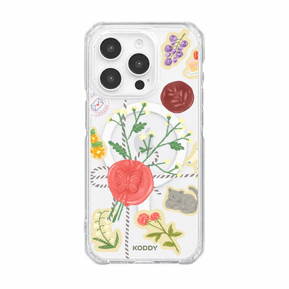 Wax Seal Gift Clear Phone Case-KODDY aesthetic iphone case UK