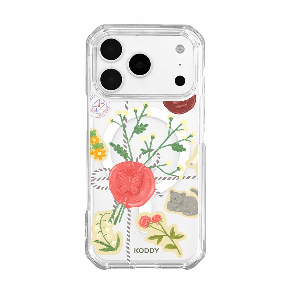 Wax Seal Gift Clear Phone Case-KODDY aesthetic iphone case UK