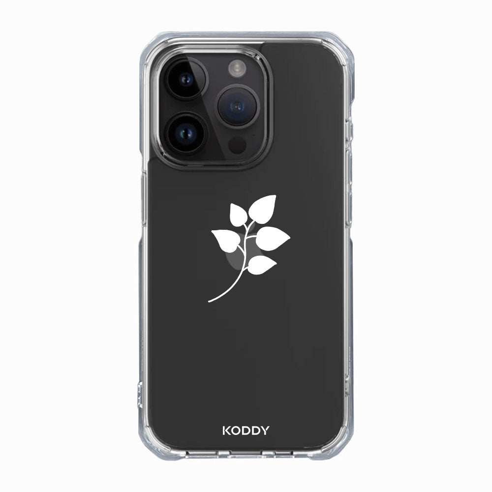 White Leaves Phone Case - KODDY