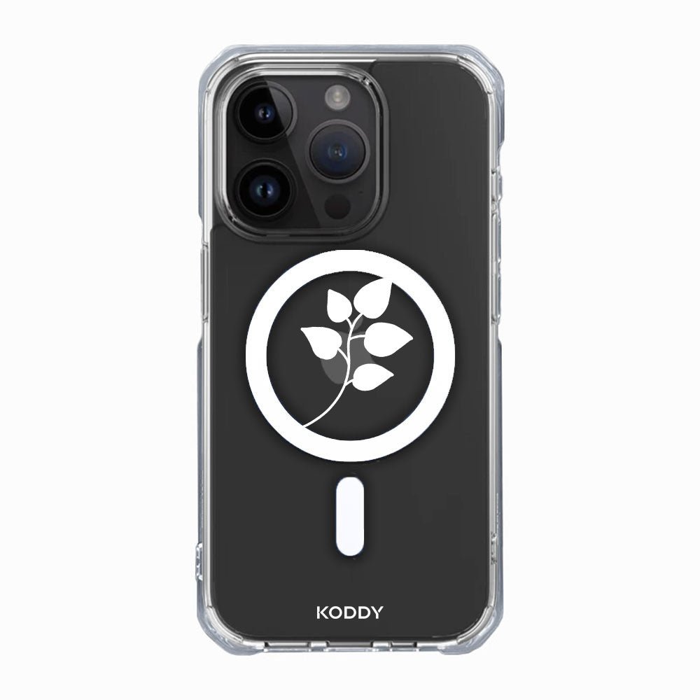 White Leaves Phone Case - KODDY