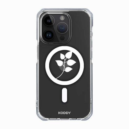 White Leaves Phone Case - KODDY