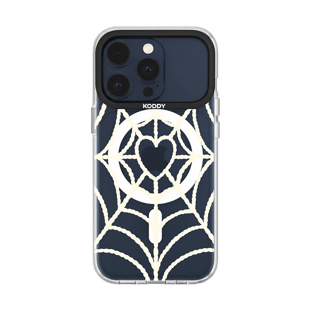 White Spider Web iPhone Case - KODDY