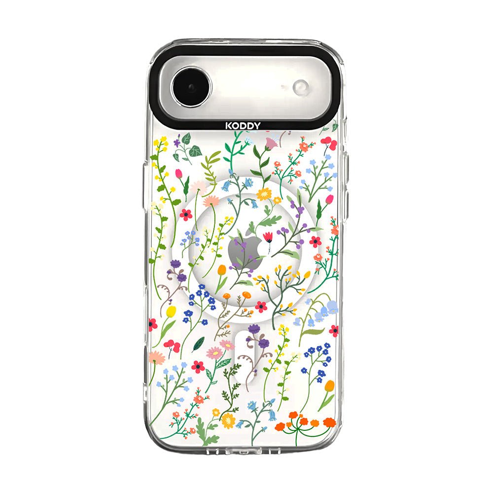 Wild Flowers Clear iPhone Case-KODDY
