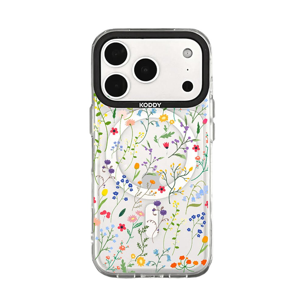 Wild Flowers Clear iPhone Case - KODDY