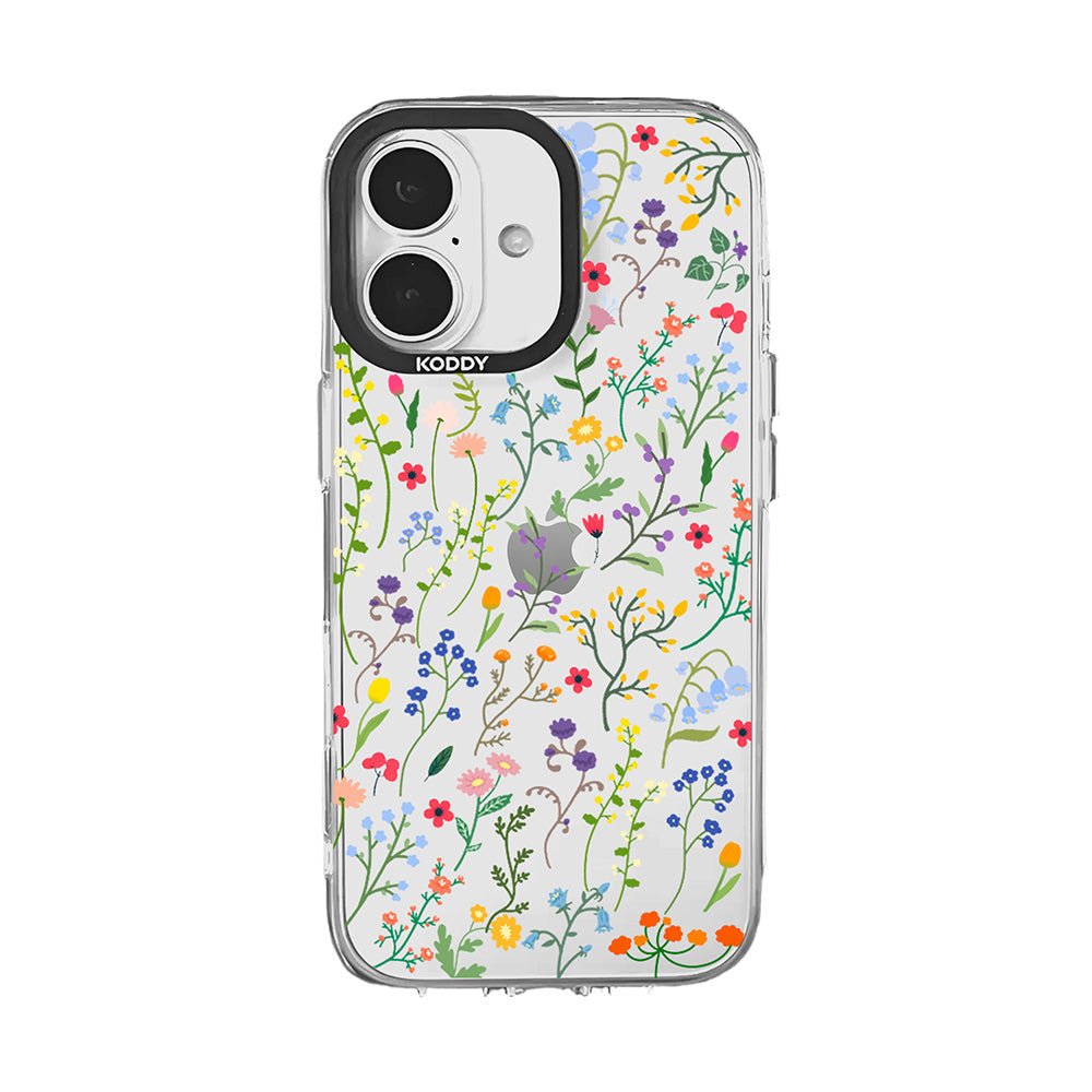 Wild Flowers Clear iPhone Case-KODDY