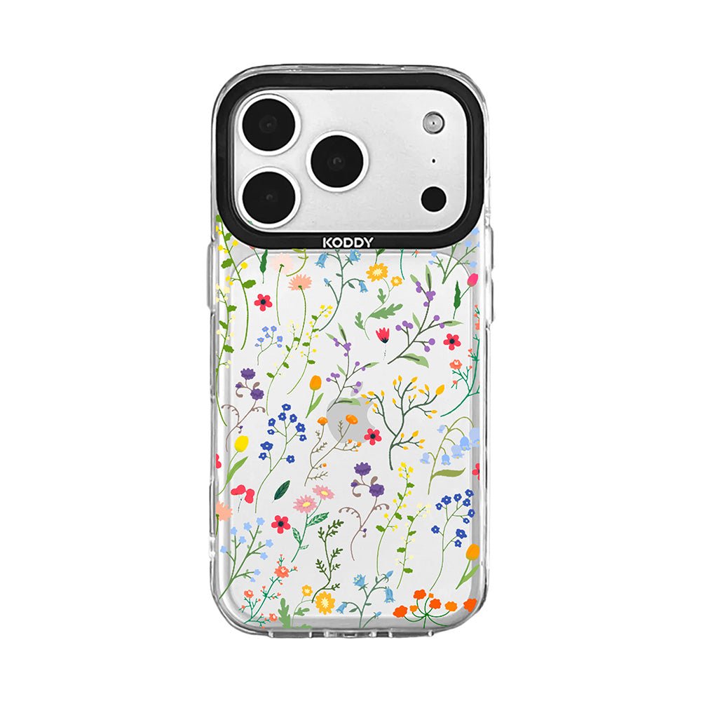 Wild Flowers Clear iPhone Case - KODDY