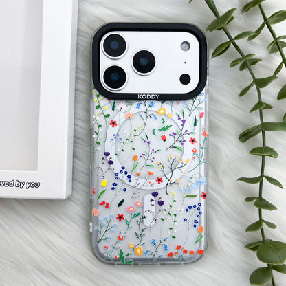 Wild Flowers Clear iPhone Case - KODDY