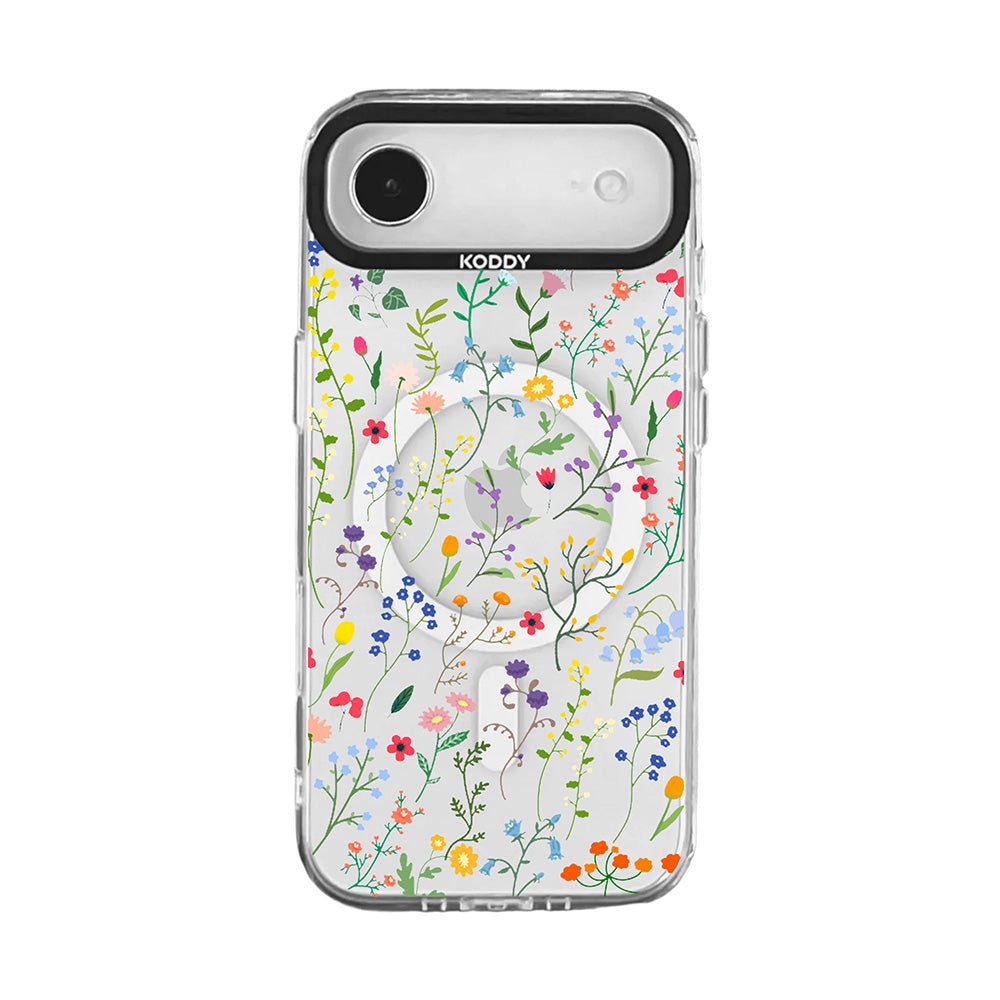Wild Flowers Clear iPhone Case - KODDY