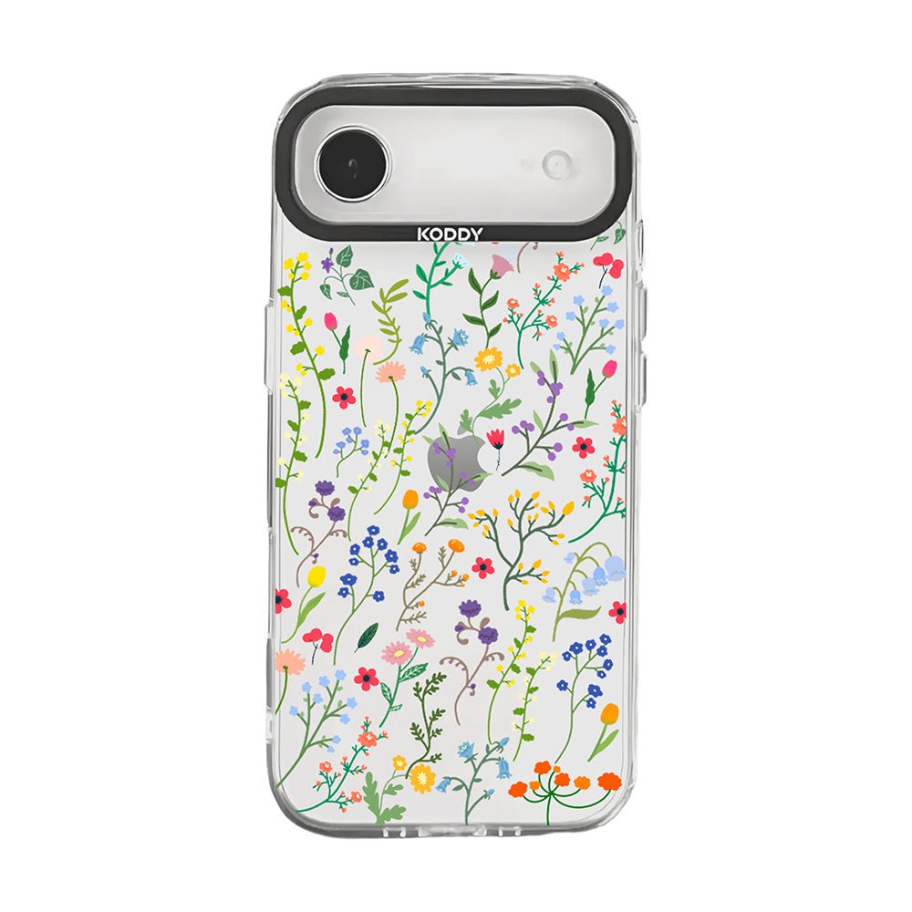 Wild Flowers Clear iPhone Case-KODDY