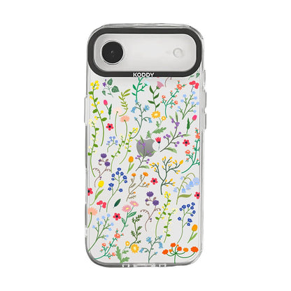 Wild Flowers Clear iPhone Case-KODDY