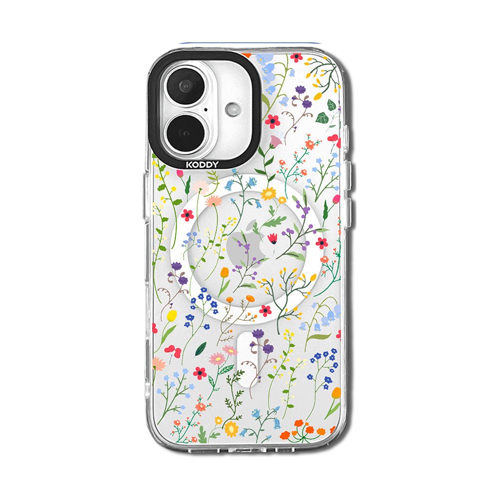 Wild Flowers Clear iPhone Case - KODDY