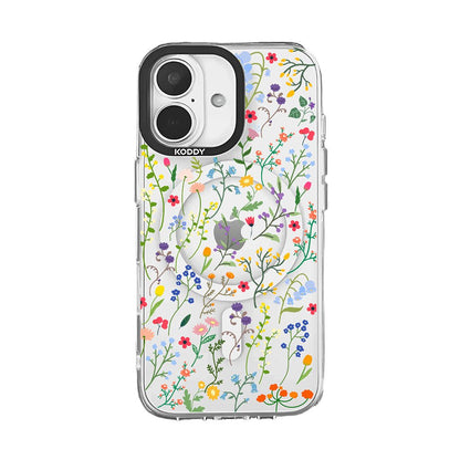 Wild Flowers Clear iPhone Case-KODDY