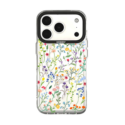 Wild Flowers Clear iPhone Case-KODDY