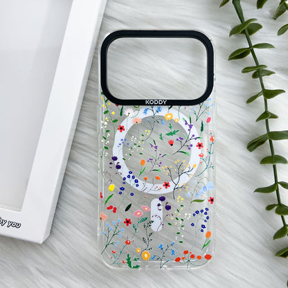 Wild Flowers Clear iPhone Case - KODDY