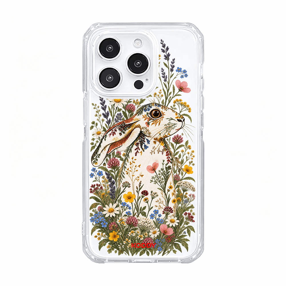 Wildflower Rabbit Aesthetic Phone Case