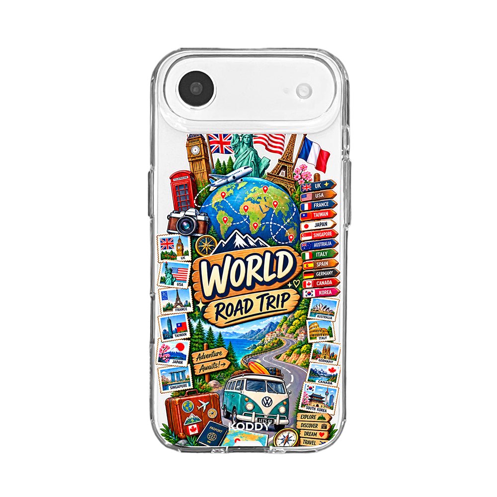 World Road Trip Travel Phone Case