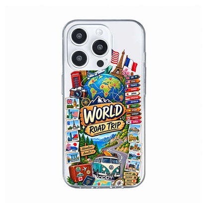 World Road Trip Travel Phone Case