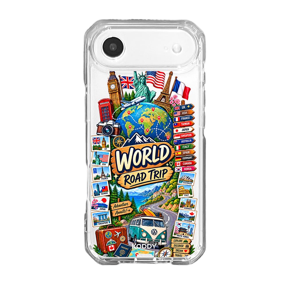 World Road Trip Travel Phone Case