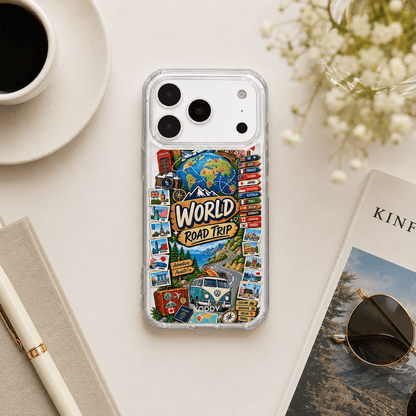 World Road Trip Travel Phone Case-KODDY aesthetic iphone case UK