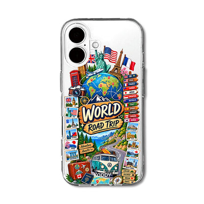 World Road Trip Travel Phone Case