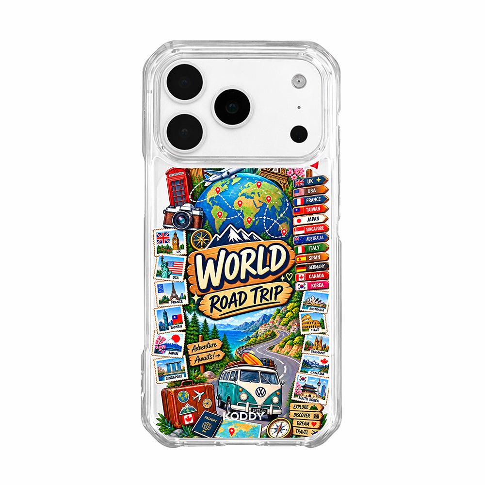 World Road Trip Travel Phone Case