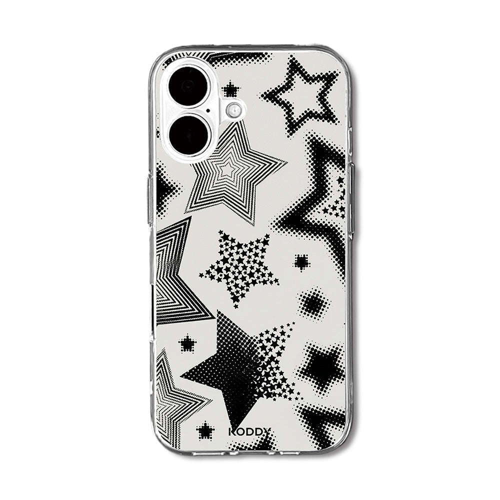 Y2K Starburst Aesthetic Clear Phone Case