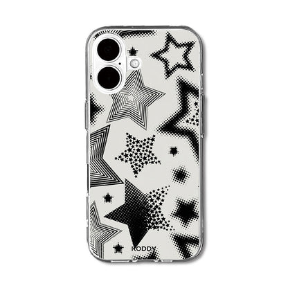 Y2K Starburst Aesthetic Clear Phone Case