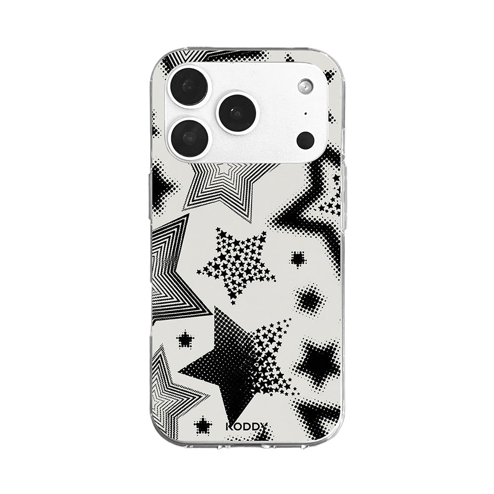 Y2K Starburst Aesthetic Clear Phone Case