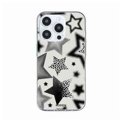 Y2K Starburst Aesthetic Clear Phone Case