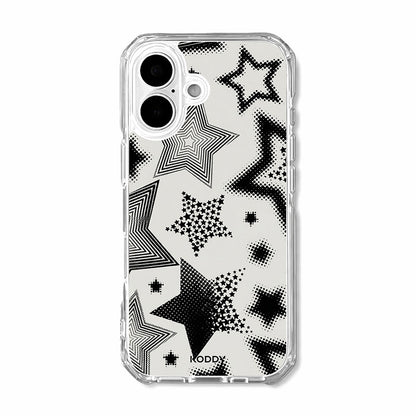 Y2K Starburst Aesthetic Clear Phone Case