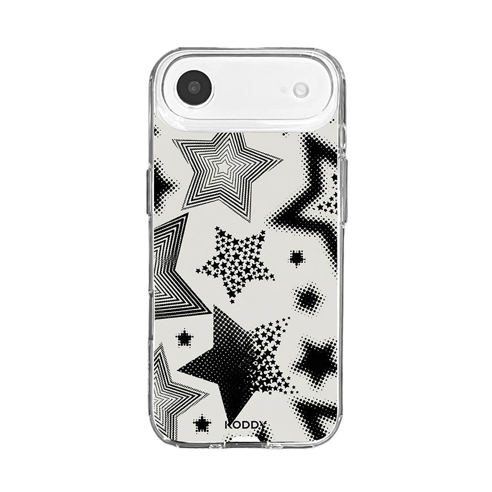 Y2K Starburst Aesthetic Clear Phone Case