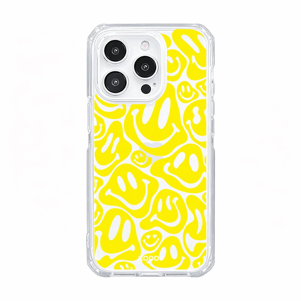 Yellow Groovy Smiley Face Phone Case