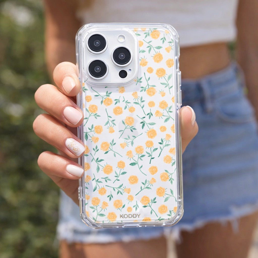 Yellow Roses Phone Case - KODDY aesthetic iphone case UK