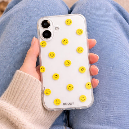 Yellow Smiles Phone Case-KODDY aesthetic iphone case UK